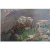 Image 7 : Grand Canyon Lithograph by Thomas Moran Copyright 1893, 43" x 28", Koa Framed & Matted