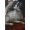 Image 8 : Girl from the 1800's w/ Dog  Artwork 32" x 38", Framed