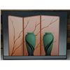 Image 1 : Behind the Screen Acrylic Painting by Wm. Todd Haile 1983, 41" x 31"