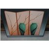 Image 5 : Behind the Screen Acrylic Painting by Wm. Todd Haile 1983, 41" x 31"