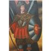 Image 6 : Spanish Warrior Mixed-Media Artwork by Claudia y Julio from Guadalajara, Mexico 28" x 36", Framed