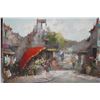 Image 2 : Street Scene Artwork by H. Koolan 26" x 24", Unframed