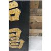 Image 5 : Chinese Carved Wooden Temple Sign 17" x 40", Unframed