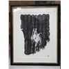 Image 1 : Chinese Horse Print Numbered 2/25 Lao Zhen Tao Te Ching 27" x 33", Framed & Matted