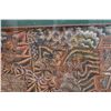 Image 5 : Bali Fabric Painting Circa 1940's, 37" x 25", Framed