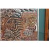 Image 6 : Bali Fabric Painting Circa 1940's, 37" x 25", Framed