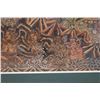 Image 7 : Bali Fabric Painting Circa 1940's, 37" x 25", Framed