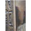 Image 5 : Native American Man Oil Painting by JJ Mitchell 33" x 26", Framed