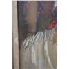 Image 7 : Native American Man Oil Painting by JJ Mitchell 33" x 26", Framed