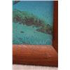 Image 4 : Humpback Family Whales Giclee Print on Canvas by Wyland 32" x 25", Koa Framed
