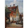 Image 2 : Street Scene Artwork by Van Horne (?) 27" x 21", Framed