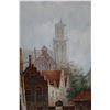 Image 4 : Street Scene Artwork by Van Horne (?) 27" x 21", Framed