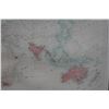 Image 11 : Map Lithograph Titled British Empire Throughout the World 29" x 26", Framed & Matted