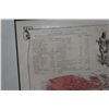 Image 4 : Map Lithograph Titled British Empire Throughout the World 29" x 26", Framed & Matted