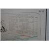 Image 5 : Map Lithograph Titled British Empire Throughout the World 29" x 26", Framed & Matted