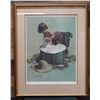 Image 1 : Bubba's Bubbles Art Print Numbered 59/475 by Jim Daly 24" x 31", Framed & Matted