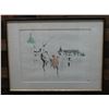 Image 1 : Chinese Painting of Europe w/ Artist Mark 1972, 28" x 22", Framed & Matted