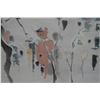 Image 3 : Chinese Painting of Europe w/ Artist Mark 1972, 28" x 22", Framed & Matted