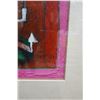 Image 5 : Jester w/ Adam & Eve Acrylic Painting by Mexican Artist Oscar Bernal 24" x 30", Framed