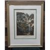 Image 1 : The Fan Palm in Cracatoa Hand Colored Engraving Circa 1800's, 22" x 28", Framed