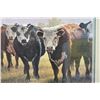 Image 3 : Pasture Patrol Reproduction Print Numbered 124/950 by Lee Cable w/ COA 31" x 23", Framed & Matted