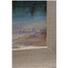 Image 8 : Landscape Artwork by Hawaii Artist Christy 19" x 31", Koa Framed & Matted