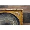 Image 3 : Vintage Hand Fan in Ornate, Gilded Frame 16" x 13"