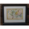 Image 1 : New Map of the World on Mercators Projection Hand Colored Print 17" x 14", Framed & Matted