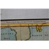 Image 8 : New Map of the World on Mercators Projection Hand Colored Print 17" x 14", Framed & Matted