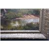 Image 3 : Country Stream & Tree Painting by Artist L.H. Lemong 17" x 13", Framed