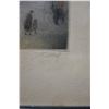 Image 3 : Consul d'Auvergne Street Scene Artwork w/ Embossed Letters 9" x 12", Framed & Matted