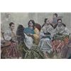 Image 4 : Salon du Negociant Chinois Narcisso Hand Colored Engraving by Bertrand 19" x 16", Framed & Matted