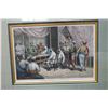 Image 2 : Palais du Sultan de Soulou Hand Colored Engraving by Hildebrand 19" x 16", Framed & Matted