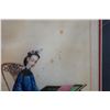 Image 6 : Chinese Pith Painting of a Lady Circa 19th Century 15.5" x 17", Framed & Matted