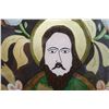 Image 2 : Folk Art Religious Artwork w/ Note 'Poland Joseph' 13" x 17", Framed
