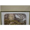 Image 8 : Kauri Track Artwork Numbered 80/90 by Mary Taylor 15" x 18", Framed & Matted