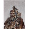 Image 2 : Carved Wooden Japanese Shinto Gate Guardian 30" x 20"