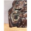 Image 3 : Carved Wooden Japanese Shinto Gate Guardian 30" x 20"