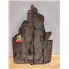 Image 5 : Carved Wooden Japanese Shinto Gate Guardian 30" x 20"