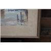 Image 9 : Dockside Artwork by Wm. H. Smith 27" x 20", Framed & Matted