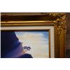 Image 4 : Peace Dove Oil Painting by Susan Chung Aragaki 24" x 20", Gilt Framed & Matted