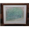 Image 1 : Landscape Scene Artwork by Russell Lowrey 24" x 20", Koa Framed & Matted