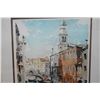 Image 2 : Venice Canal Scene Art Print Numbered 205/350 by Hebbelinck (?) 21" x 25", Framed & Matted
