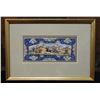 Image 1 : Persian Miniature Artwork 12" x 9", Framed & Matted