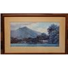 Image 1 : Kahaluu Mountain Giclee Print by Gary Reed 31" x 20", Framed & Matted