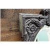 Image 5 : Victorian Mirror Reproduction w/ Tag 'Rare Carved Ebony Mirror' AH, 16" x 14"