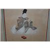 Image 2 : One of the Thirty-Six Immortals of Poetry Artwork Unsigned 17" x 21", Framed & Matted