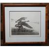 Image 1 : Coming Home, Nene Artwork Numbered 40/60 by Daniel Van Zyle 22.5" x 20", Koa Framed & Matted