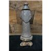 Image 5 : Santos Religious Figure Carved Statue 4" Dia, 13"H (cracked)