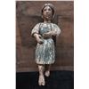 Image 1 : Santos Carved Woman Figure 4" Dia, 11.5"H